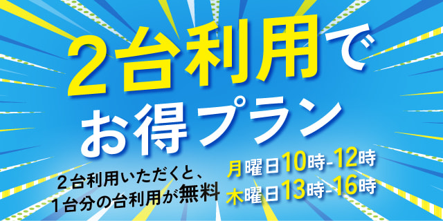 2台利用でお得プラン